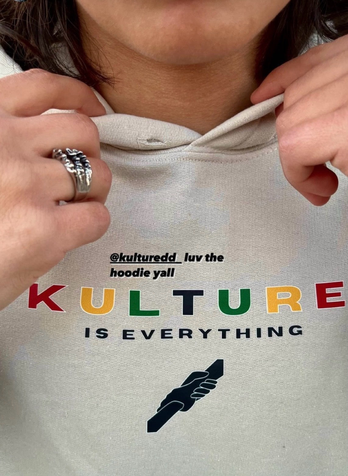 "Kulture is Everything" Hoodie "Tan"