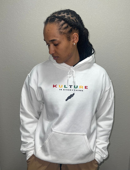 "Kulture is Everything" Hoodie "White"