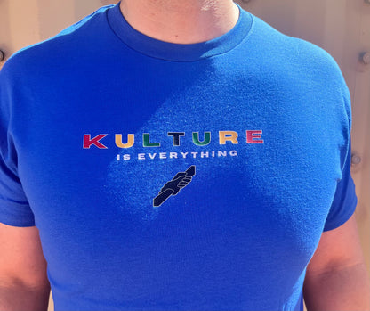 “Kulture is Everything” Blue T-Shirt