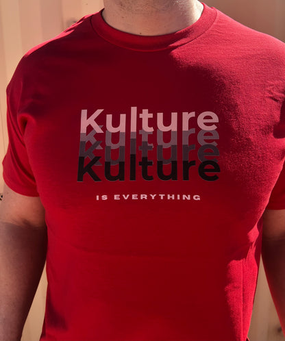 “Kulture is Everything” Red T-Shirt