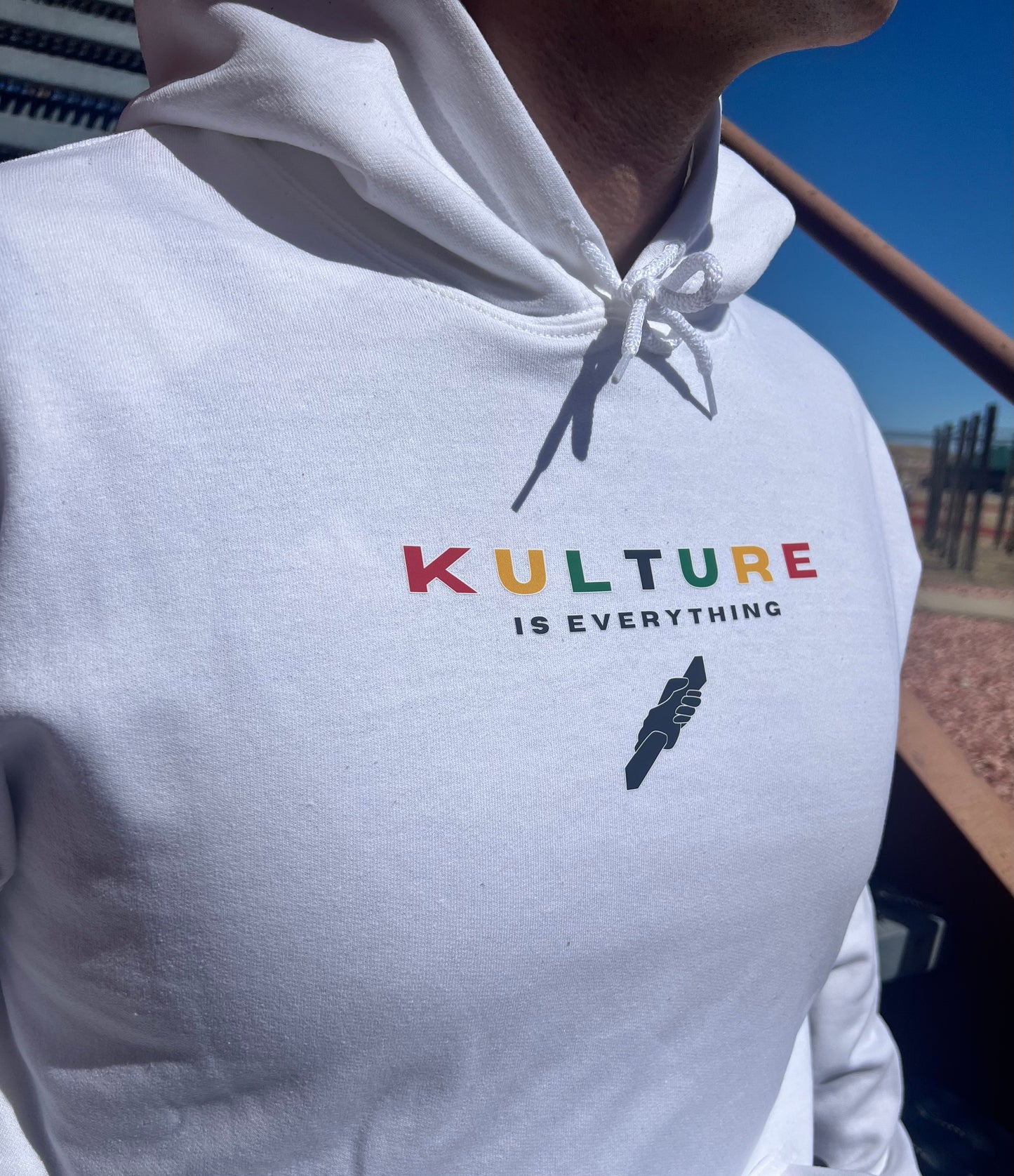 "Kulture is Everything" Hoodie "White"